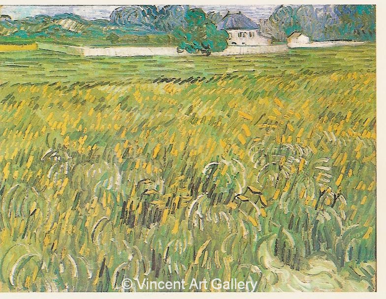 JH2018, Wheat Field at Auvers with White House